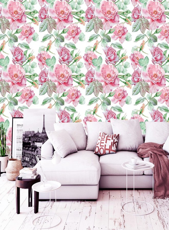 DSticker Wallpaper for Walls Bedroom & Living Room Big Size (300x40) Cm Wallpaper Stickers for Home Decoration | Wall Stickers for Office | Wall Paper for Wall Decor Pack of - 1 (Big Rose) - Image 3